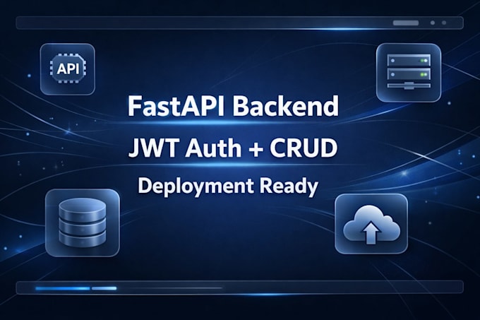 build fastapi backend with jwt authentication and database