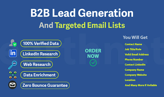 build targeted b2b lead lists for saas and US businesses