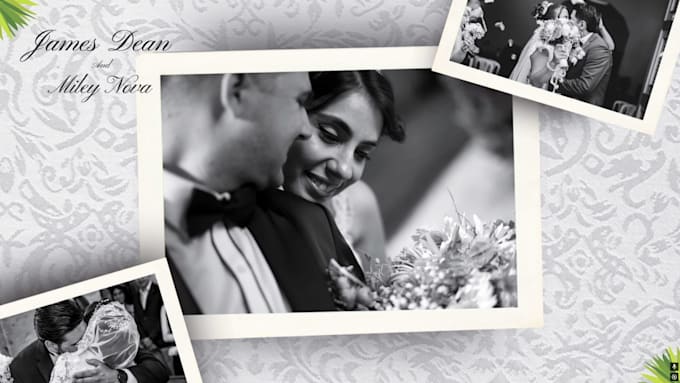 create stunning memorial, wedding, birthday slideshow video