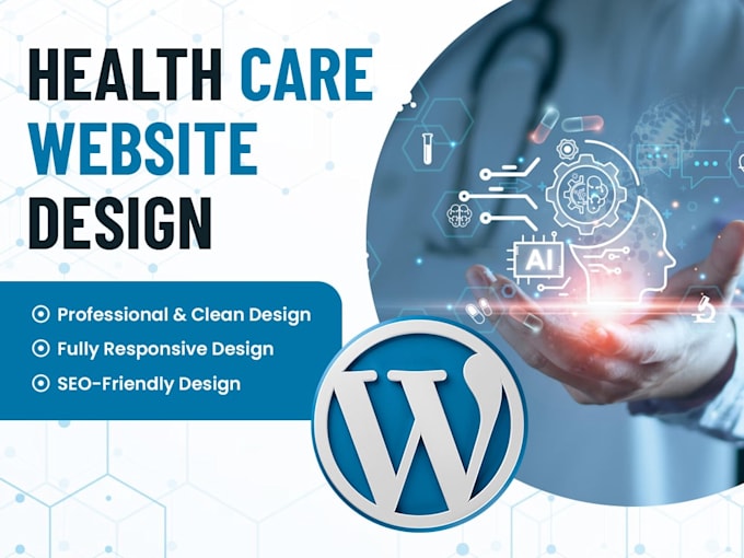 design a custom wordpress medical and healthcare website