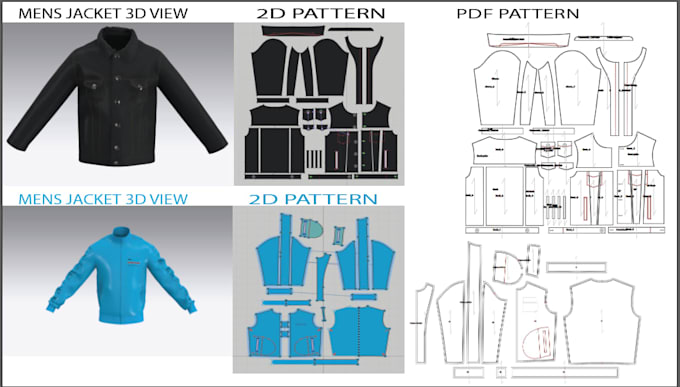 do pattern making grading and clo 3d garment design