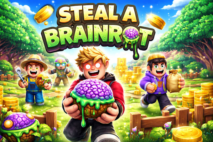 create roblox brainrot game, steal a brainrot or simulator
