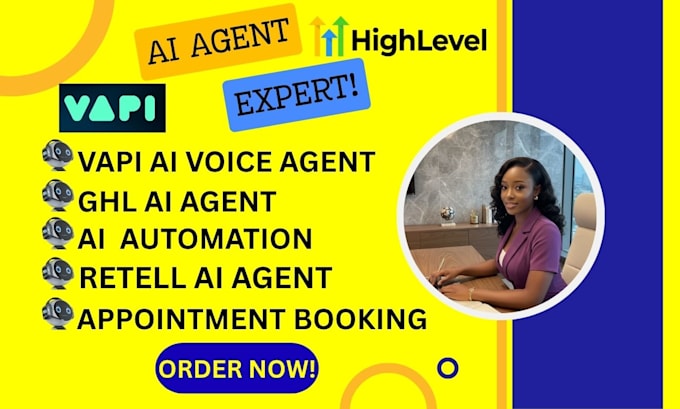 build vapi ai calling agent, gohighlevel ai automation for appointment booking