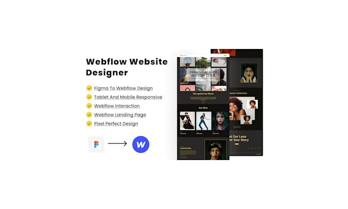 design a modern, responsive webflow website with cms, SEO