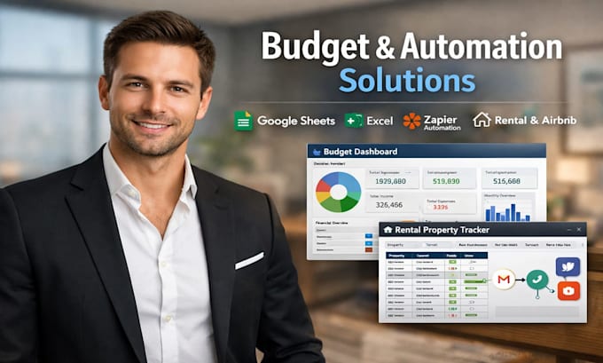 do automated google sheets excel for budget and rental tracking