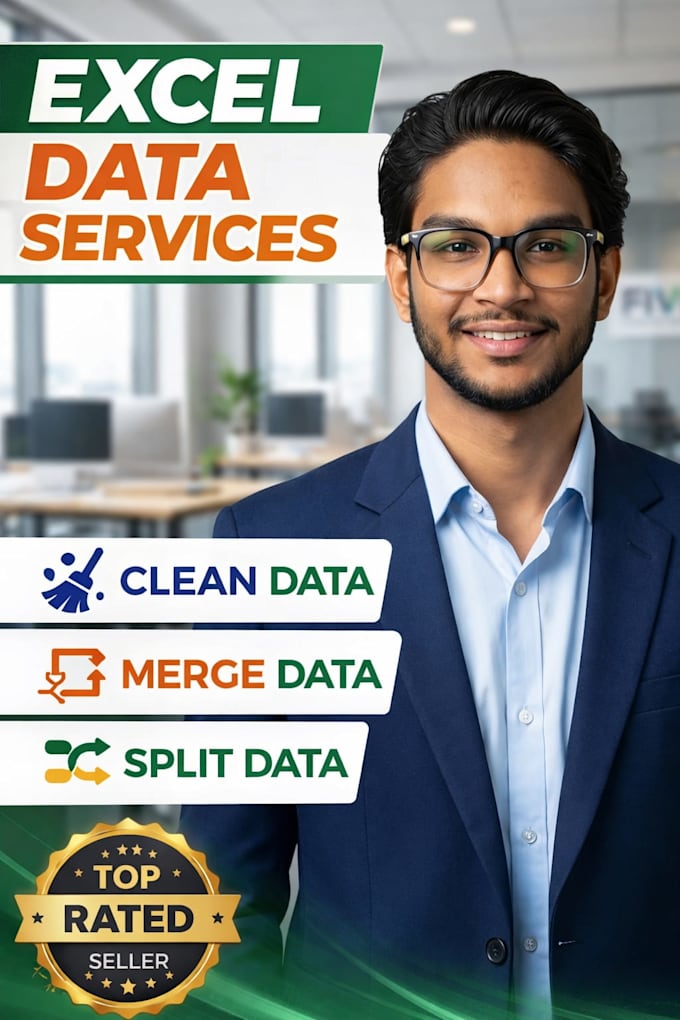 clean, merge, split excel data