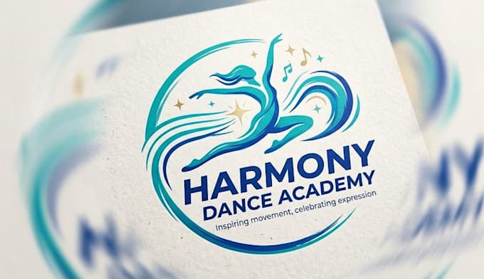 create a dance logo visual identity for your school