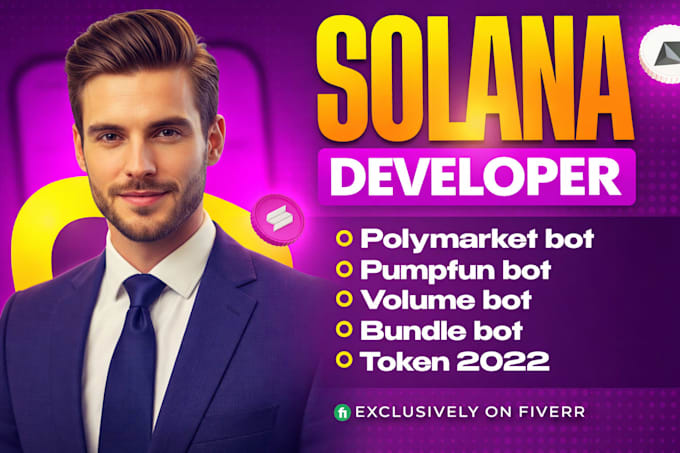 be blockchain developer for polymarket bot, open claw, clawd bot, pumpfun bot