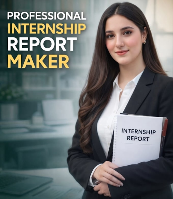 write a professional internship report, summary, or logbook