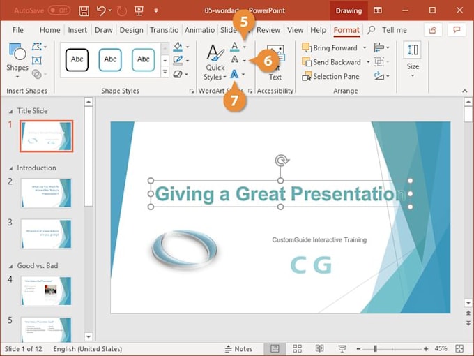 create a modern powerpoint presentation