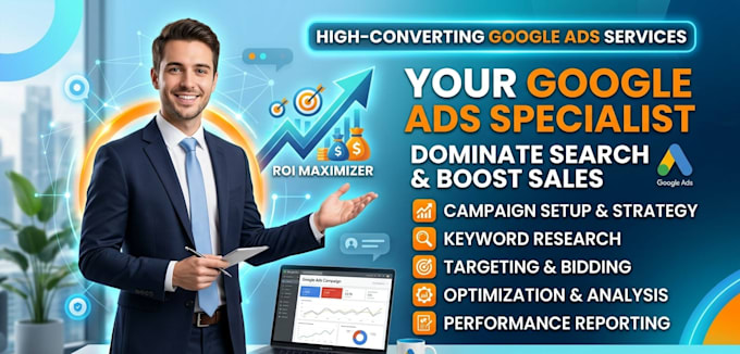 be your google ads specialist to boost sales and conversions