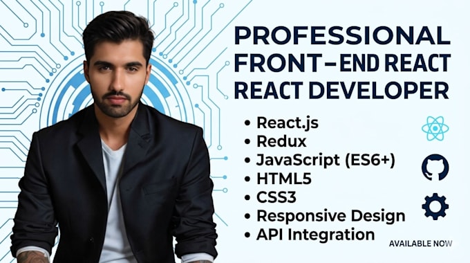 build a responsive react js frontend web applications
