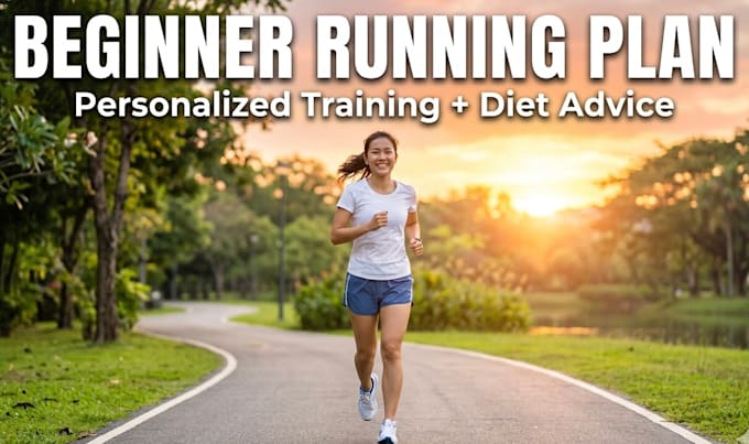 create beginner running training plan and diet advice