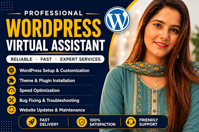 be your wordpress virtual assistant for website management
