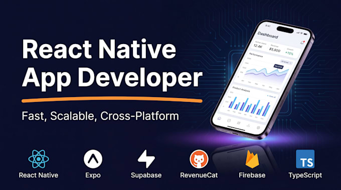 build a react native expo mobile app for ios and android
