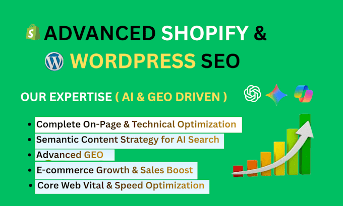 do advanced shopify SEO and GEO optimization for ai search results