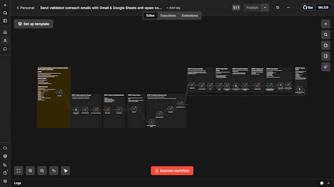 build an n8n automated email sender with gmail and google sheets