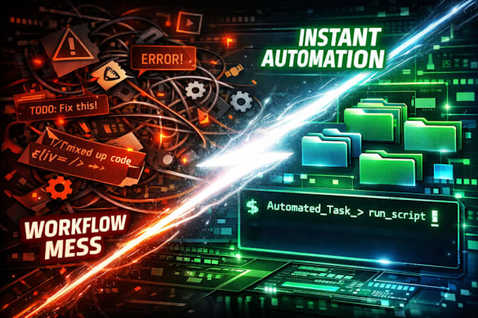 build a custom script , cli tool to automate your workflow