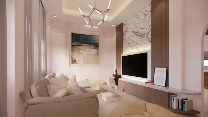 create photorealistic interior 3d rendering