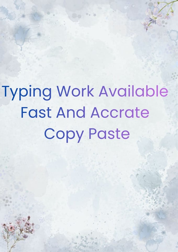 do fast and accurate typing work