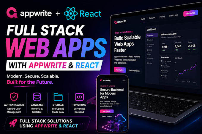 build a production ready react and appwrite web application