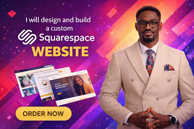 design, redesign, build a professional squarespace website as squarespace expert