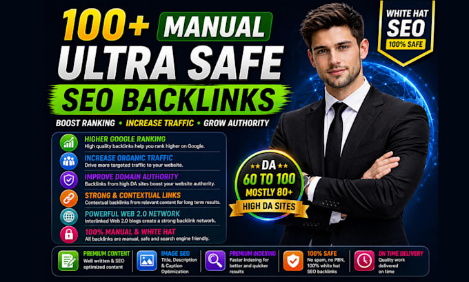 build high da authority SEO backlinks for google ranking