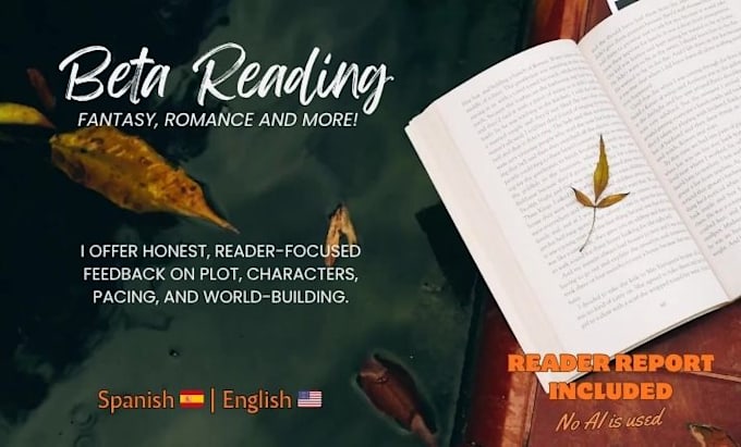 beta read your novel and give reader focused feedback