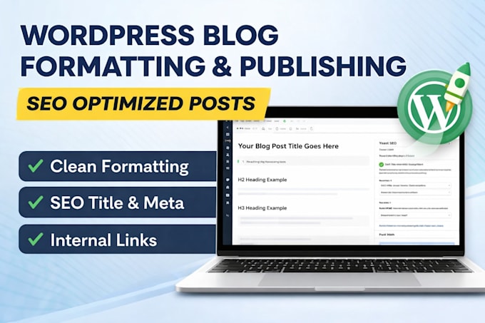 format and publish SEO optimized wordpress blog post