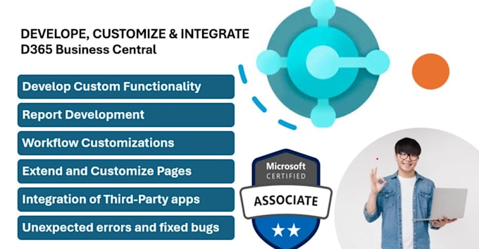 do business central report layout designing and modification and customization