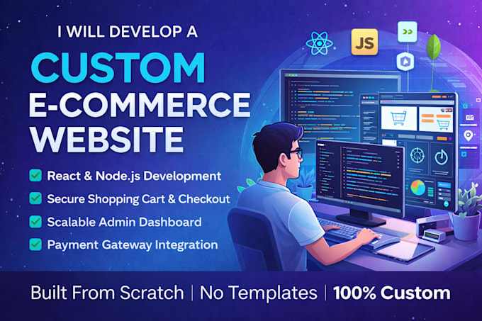build a professional e commerce website with modern design
