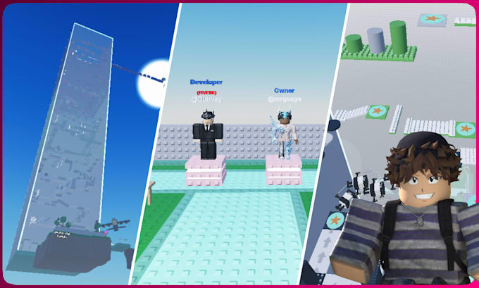 make a roblox tower obby as a professional roblox developer