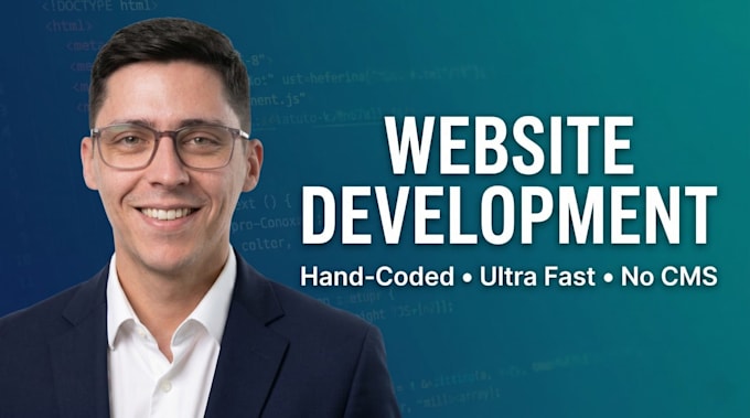 build a custom website in HTML, CSS, javascript