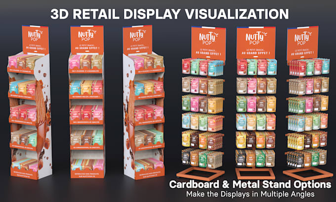 do 3d retail display visualization