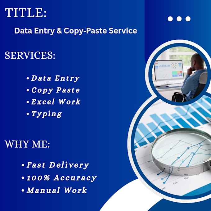 data entry, copy paste and excel data entry services