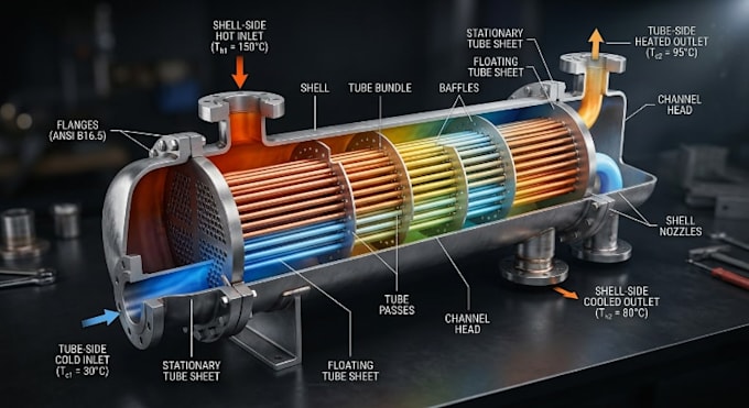design shell and tube heat exchanger