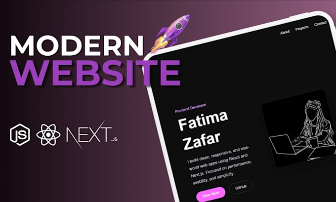 build responsive react or next js website with API integration