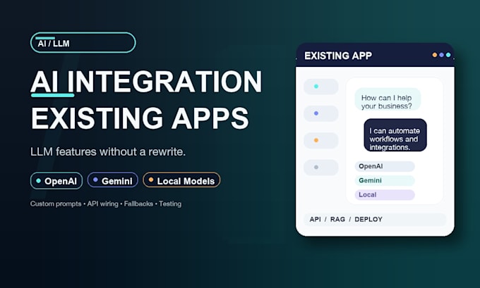 integrate ai and llm features into your existing application