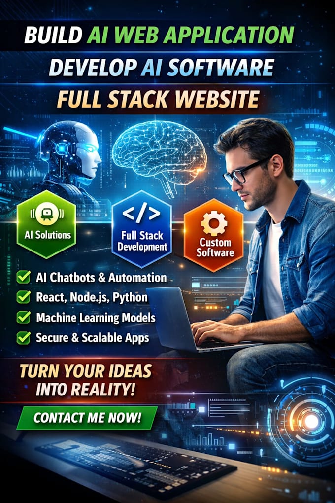ai software development, full stack website