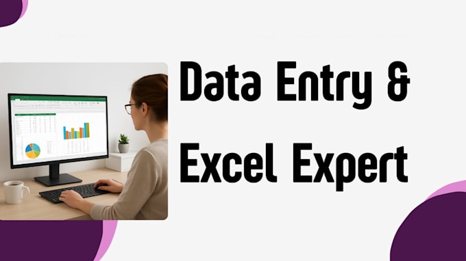 do data entry, excel and PDF conversion