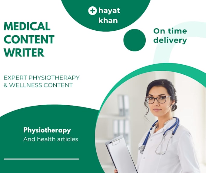 write physiotherapy and health articles