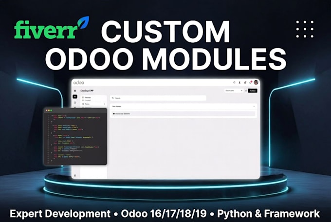 develop custom odoo modules, odoo development and advanced customization