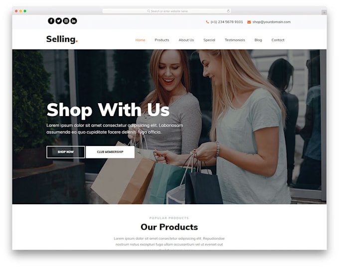 build ecommerce website using woocommerce online store or webshop