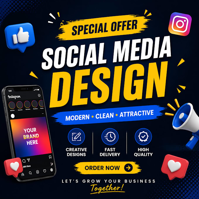 Design professional social media posts using canva by Omarmo0 | Fiverr