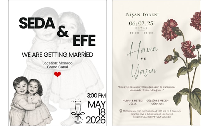 special day invitation design