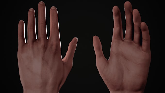 create VR hand interaction models for VR games and vrchat