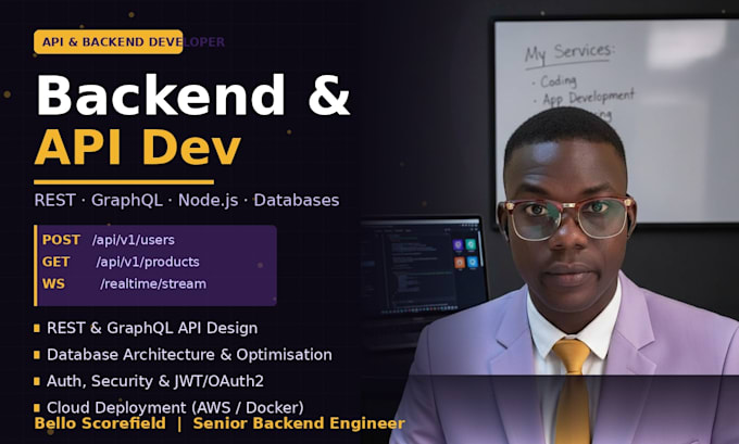 build a scalable rest API or graphql backend with nodejs