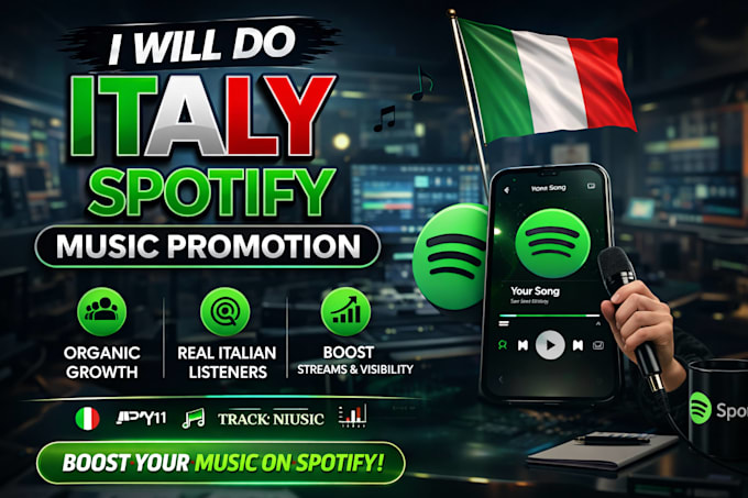do italian spotify music promotion