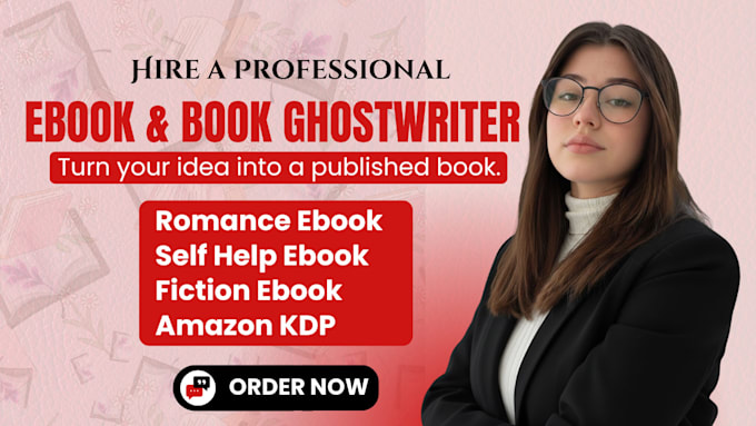 ghostwrite romance, self help ebook for amazon KDP, kindle book writer