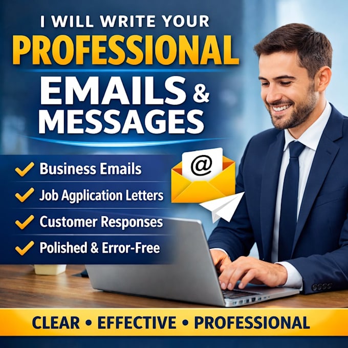 write professional business emails and formal messages